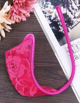 Lace C Trousers String Thong Men Ultra-thin Bikini Thong Sexy U Convex