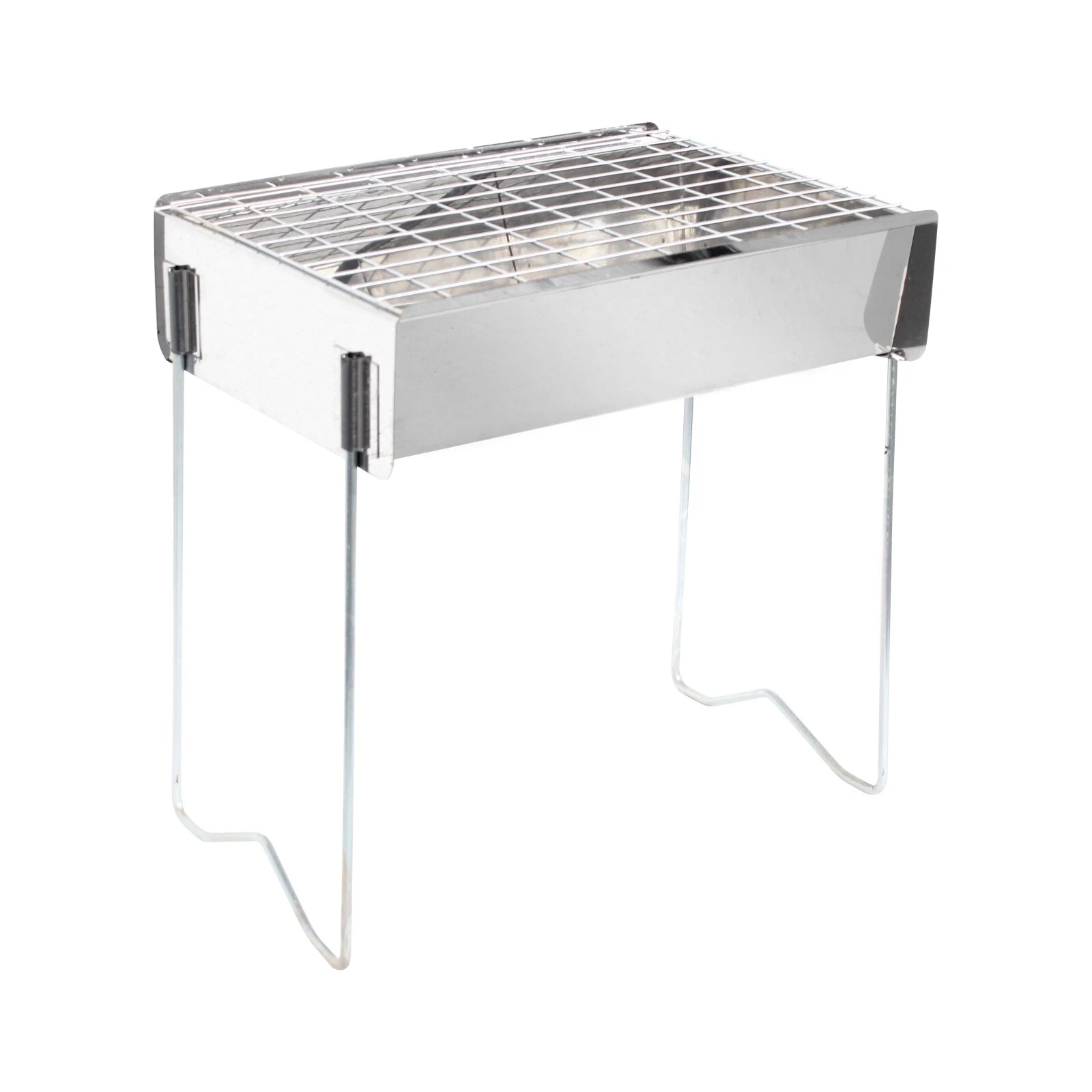 Stainless Steel BBQ Braai Outdoor Barbecue Camping Compact Charcoal Grill
Opens in a new window or t
