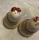 Vintage lady Or BO-PEEP Set Of Vintage Shawnee Pottery- Salt & Pepper Shakers — photo 5