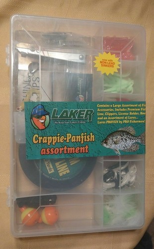 NUEVO JUEGO DE CAJA DE APAREJOS DE PESCA LAKERS CRAPPIE SURTIDO - Imagen 2 de 12