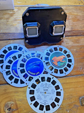 Vintage Sawyers View-Master Early Black Bakelite Made in USA w/Flying Smurf