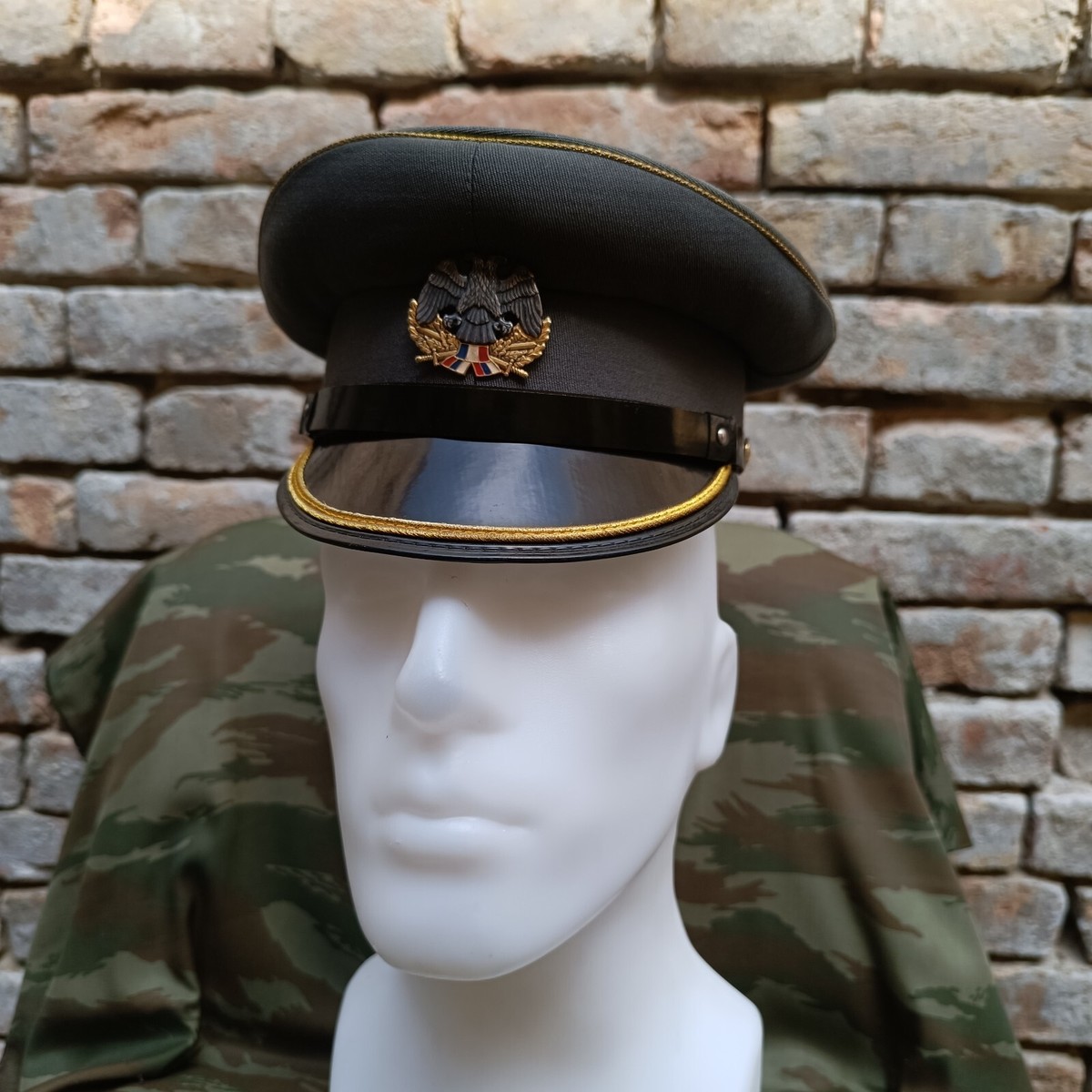 Yugoslavian Army Visor hat Yugo army officer peaked cap