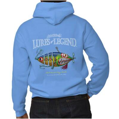 Gill McFinn's Lures of Legend Pink Bearded Adult Long Sleeve Hoodie Sweatshirt