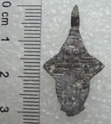 Vintage Russian Orthodox Old Believer Aluminum Cross Pendant D2