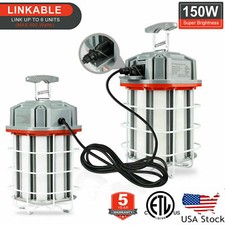 150W LED Construction Light, 21750Lumen 5000K Hanging Work Light Portable Lights