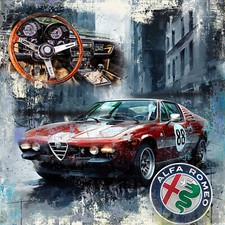 Fine Art Giclée Druck "Alfa Montreal", limitiert, mit Zertfikat