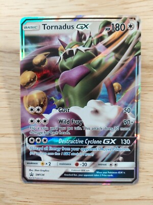 Tornadus GX SM134 NM Promo Rare Pokemon Card | eBay