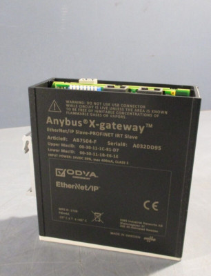 HMS Networks Anybus X-gateway   EtherNet/IP Adapter PROFINET-IRT Slave AB7504-F