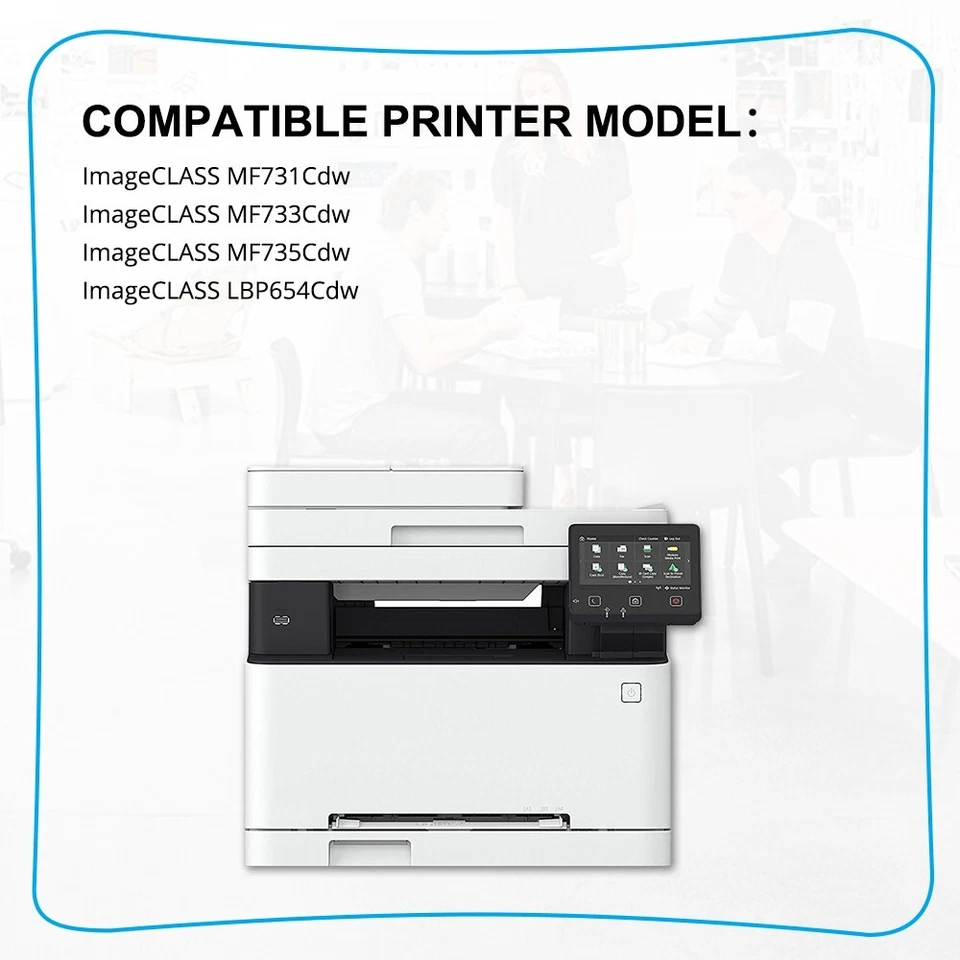 4x 046 Toner Cartridge for Canon imageCLASS MF731cdw MF733cdw MF735cdw LBP654Cdw - Image 4 of 4