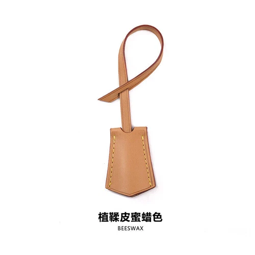 Handgefertigte Vachetta Leder Schlüssel Glocke - Rindsleder Kofferanhänger für Handtaschen - Bild 10 von 22