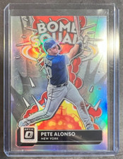 2022 Donruss Optic Pete Alonso Bomb Squad Silver Prizm MLB New York Mets