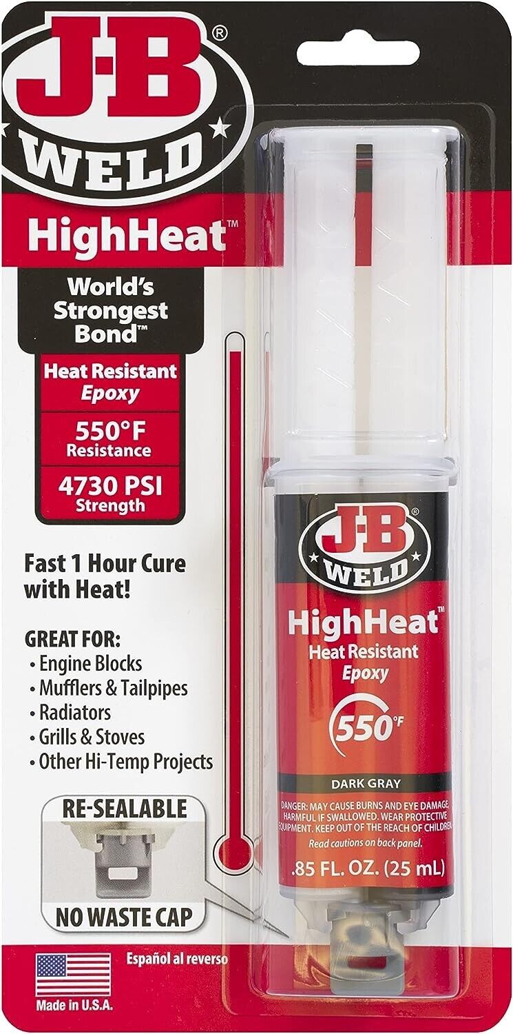 J-B Weld Highheat Temperature & High Heat Resistant Epoxy Adhesive...