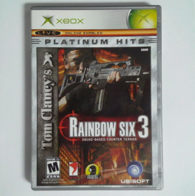 Rainbow Six 3 Squad-Based Counter Terror - Xbox - COMPLETE & VERY GOOD (NTSC) - 