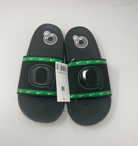 Oregon Ducks Men’s Sz 11/12 Slide Sandals Slip On Green and Black Brand New NIKE Oregon Ducks Men Size 12 Yellow/Green Team Logo  main image 3