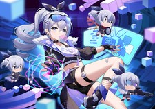 Anime Girls Honkai Star Rail Silver Wolf Honkai Gaming Mat Desk 5720