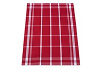 Ross Geschirrtuch Karo Bl 50X70 Cm Rot