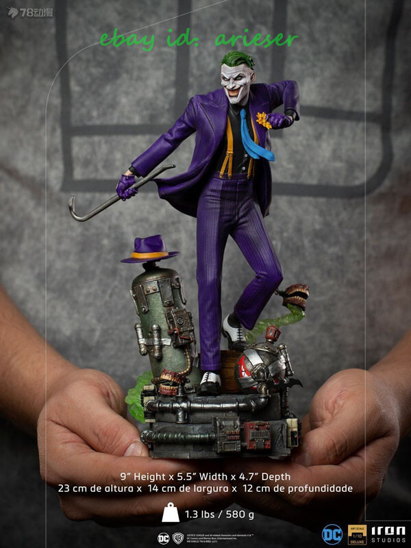 Iron Studios Animation Series 1/10 The Joker Deluxe Statue In
