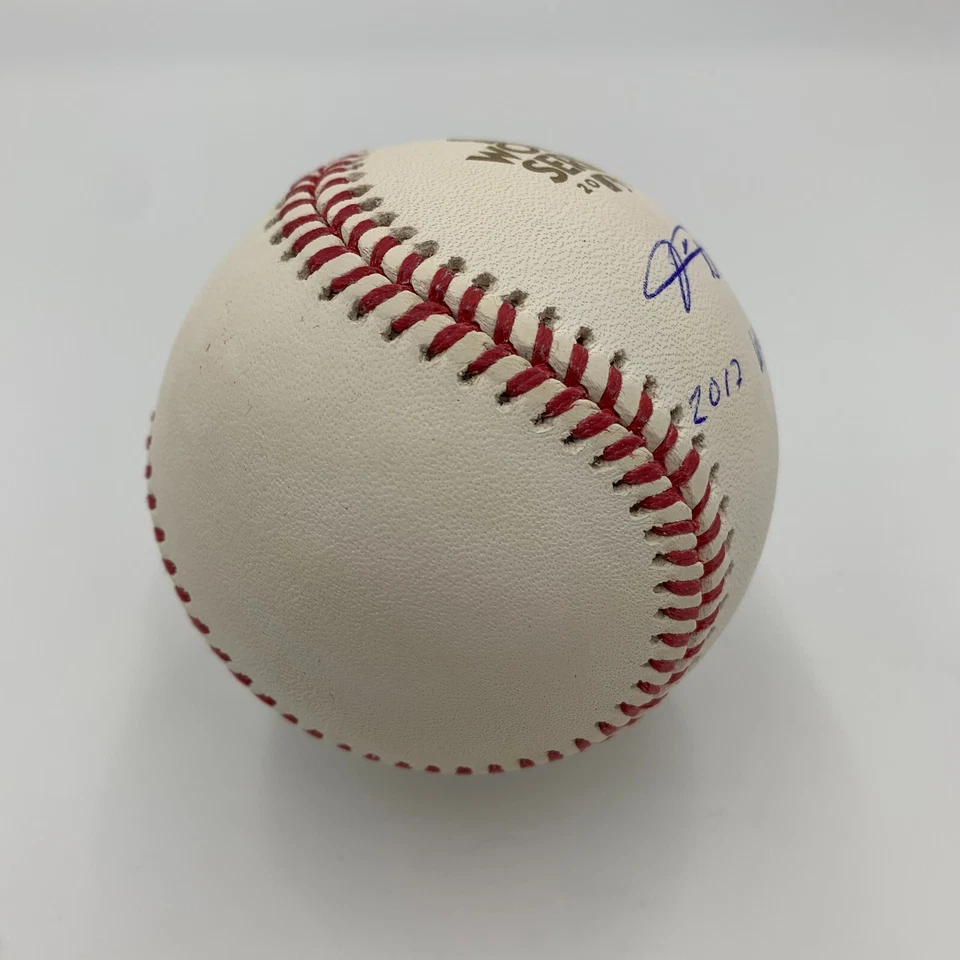 YULI GURRIEL signed/auto Rawlings MLB 2017 WORLD SERIES Baseball w/2017 WSC--BAS - Image 3 of 4