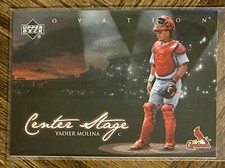 2006 UPPER DECK OVATION CENTER STAGE YADIER MOLINA INSERT ST. LOUIS CARDINALS