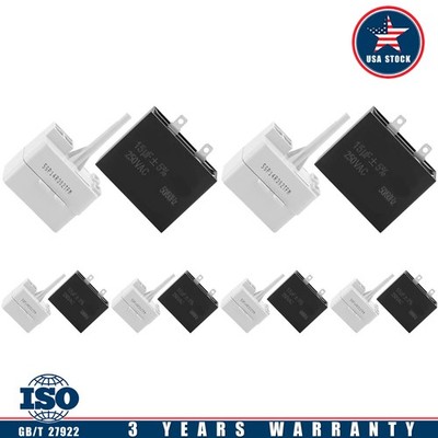6-Pcs Refrigerator Relay Overload Capacitor For Whirlpool W10613606 Start Device