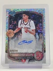OZIYAH SELLERS 2025-26 BOWMAN CHROME U 1ST ROOKIE AUTO SPECKLE /299 Q3882