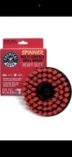 Chemical Guys ACC508 Spinner Multi-Surface Drill Brush Attachment Heavy Duty Red