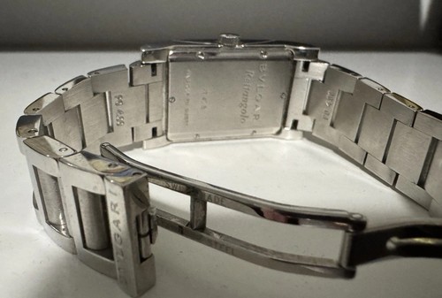 Bulgari Rettangolo Stainless Steel Watch RT45S - Picture 11 of 21