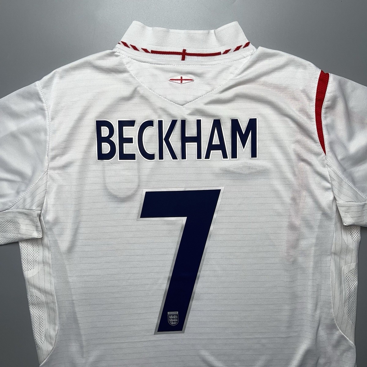 ENGLAND UMBRO 2006 WORLD CUP FOOTBALL SOCCER HOME JERSEY #7