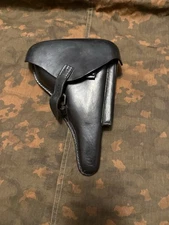 Excellent Original WWI  1918 German PO8 Luger Holster Moritz Stecher Freiberg