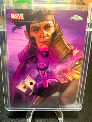 Topps 2025 Deadpool Chrome Deadpool Reflections DE-5 Wolverine Gambit Ty Romsa