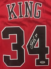 Stacey King Signed Autographed Chicago Bulls Mitchell & Ness JerseyPSA/DNA COA