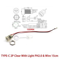 Usb TYPE-C Led Ladebuchse 2/4Pin Wasserdicht Stromanschluss Diy Reparaturmodul