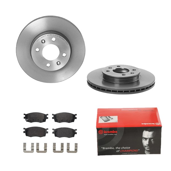 Brembo Bremsscheiben Ø256MM + BremsbelÄGe Vorne FÜR Hyundai I20 Accent III-image