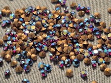 864 Pcs. pack SWAROVSKI Ruby AB pointback Rhinestones pp24 1012 vintage