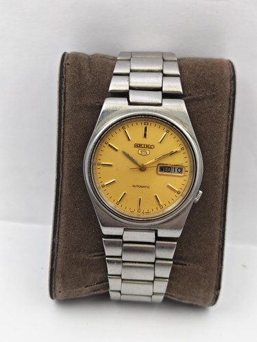 Men’s Seiko 5 Automatic Vintage 7009-3130 DAY/DATE - Picture 1 of 18