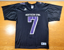Northern Iowa Panthers Jersey Youth XL Black Purple Kids UNI Football Athletic