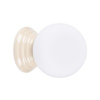 Wandlampe Keramik Glas Beige G9 IP44 Bad KüChe B:12 Cm Wandleuchte Blendarm