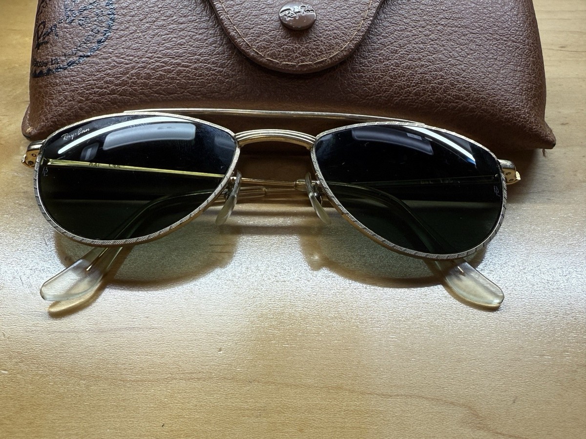 Ray-Ban Gold Aviator Sunglasses with Green Lenses Women Ray Ban RB3026 62MM Aviator Unisex Sunglasses Gold Frame  main image 3