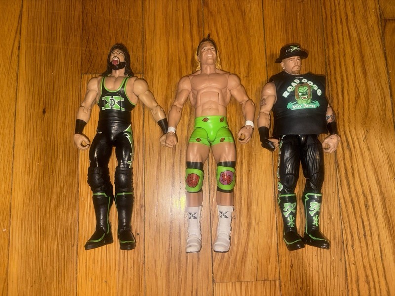 WWE DX Elite Lot, Billy Gunn X-Pac Road Dogg