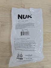 NUK Replacement Silicone Spout for NUK Active and Learner Cups Clear Pack of 3