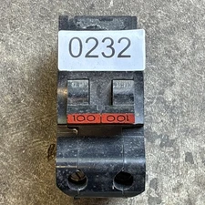 Federal Pacific 100 Amp 2 Pole Type NA Circuit Breaker Stab-Lok FPE