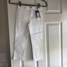 Vineyard Vines Breaker Pants Boys White Size 5 New With Tags