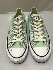 Converse Chuck Taylor All Star Sneakers Women's Size 7 Green Floral Lace Up