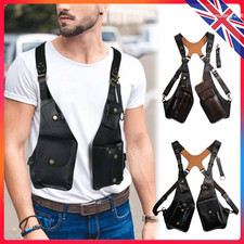 Adjustable Anti-Theft Underarm Shoulder Bag PU Leather Wallet Holster Bag