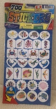 700 Pc 2016 JA-RU INC Sea Animals & Insects Stickers #2063 - 6 Sheets - NEW