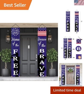 Multicolor Patriotic Decoration Banners for Veterans Day & Labor Day Festivities