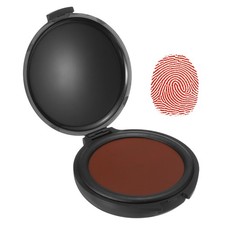 Fingerprint Ink Pads for Office Supplies, Red
