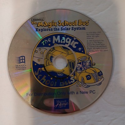 The Magic School Bus Explores the Solar System PC 1994 Scholastic DISK ONLY