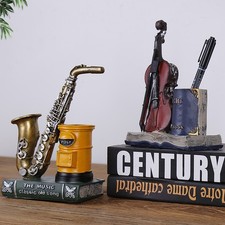 Retro Pen Holder Resin Pen Storage Ornament Household Stationery Supplies