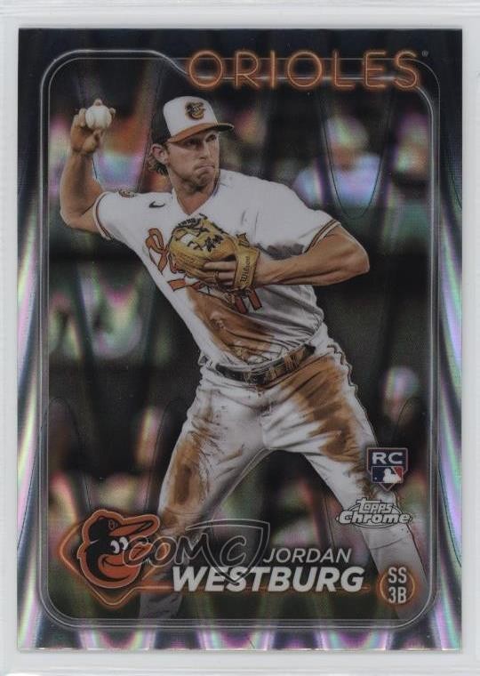 2024 Topps Chrome RayWave Refractor Jordan Westburg #277 Rookie RC